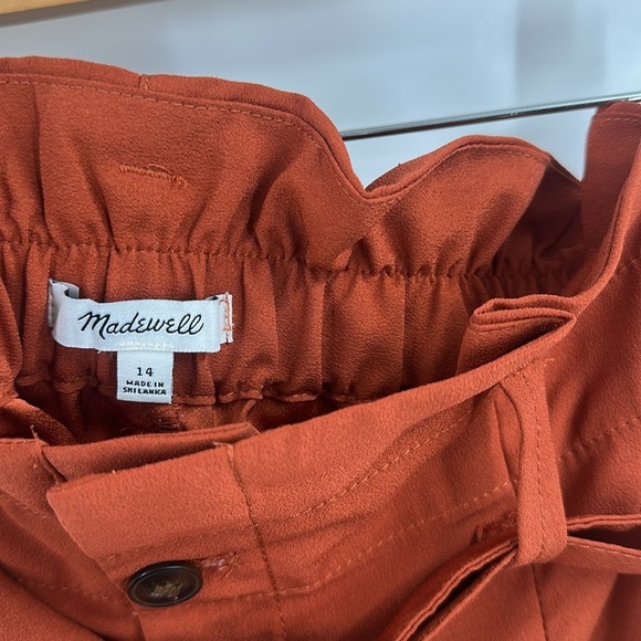 Madewell Drapey Paperbag‎ Shorts 14 - Picture 6 of 8